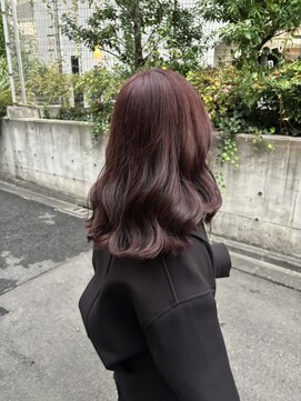 アイ 代々木公園(aye) ムラサキ系レッド×韓国巻き