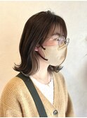 【Isola】外ハネインナーカラー×ミディアム y
