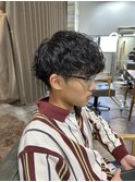 ツイストスパイラルパーマ/メンズカット/波巻きパーマ/札幌/大通