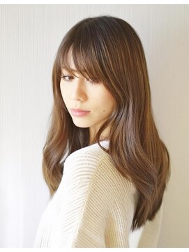 ミスグランディーヴィラス(Miss Grandee VILLAS) イメチェン細めハイライトくすみベージュ20代30代40代