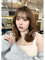 ロンドアベニール 北千住(Lond avenir)&nbsp;韓国ヘア　レイヤーカット　ブリーチなし　髪質改善　顔周り前髪