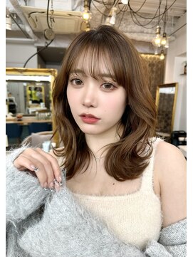 ロンドアベニール 北千住(Lond avenir) 韓国ヘア　レイヤーカット　ブリーチなし　髪質改善　顔周り前髪