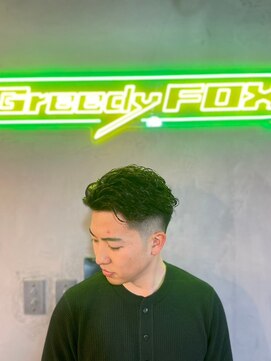 グリーディーフォックス 代々木(Greedy FOX) 波巻き/ハイライト/マッシュパーマ/ウルフ[シェービング]