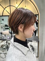 ロンドエニカ 大宮(Lond enika)&nbsp;イメチェン外ハネボブ美髪ワイドバングレイヤーショート/大宮