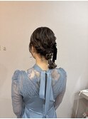 ミディアムのふわふわ編み下ろしヘア★