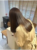 艶カラー×髪質改善トリートメント