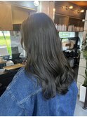 ロング×オリーブアッシュ