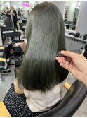 赤み消しオリーブカラー　20代/30代/ブリーチなし