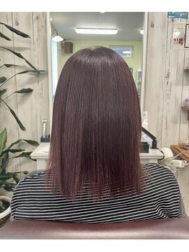 リュール(Reaule+s) ブリーチなし!艶髪ピンクブラウン