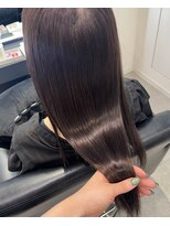 エミュ 伏見 国際センター(emu) 髪質改善/艶髪/美髪スタイル/ピンクラベンダー