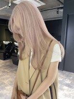 ペレ 梅田(PELE)&nbsp;くびれヘア/アプリコットオレンジ/夏のヘアアレンジ/梅田