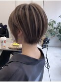 ミルクティーベージュダブルカラーインナーカラーケアブリーチ