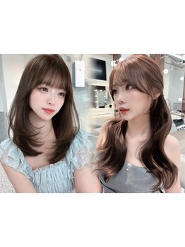 Londが創る韓国風顔まわりカット*髪質や骨格を計算したレイヤーカットで小顔見せ[天神大名/レイヤーカット]