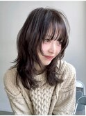 レイヤーカット.アッシュブラウン