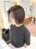 お手入れ簡単/大人女子におすすめ/ミニボブ/束感カット