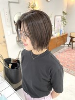 ヘアー アイス カンナ(HAIR ICI Canna)&nbsp;お手入れ簡単/大人女子におすすめ/ミニボブ/束感カット