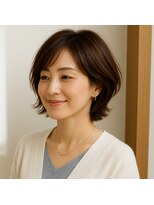 スープレックス ヘアーデザイン(SOUPREX HAIR DESIGN)&nbsp;ミセスエレガントショートボブ　20代 30代 40代 50代 60代　ボブ