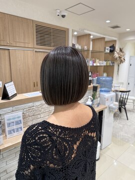 クレア 上大岡(CREA) 白髪ぼかしハイライト縮毛矯正ダブルカラー髪質改善30代40代50代