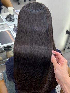 ロンドリゼル 札幌(Lond RiseL) ダークアッシュ/似合わせカット/ミディアムレイヤーカット/縮毛