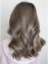 アンジュール(UNJOUR.) 髪質改善透明感カラーショコラグレージュ×くびれ巻きロング