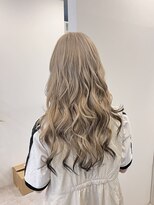 モルフ 名取美田園店(Morph)&nbsp;ミルクティーブロンド スモーキーカラー エンドカラー 髪質改善