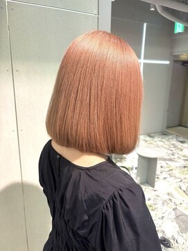 ジェム(GEM) 【暖音】ナチュラルオレンジベージュでふんわり可愛いスタイル♪