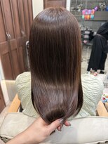 コース(co-th.) ベージュブラウン艶髪髪質改善水素カラー×小野ふゆり