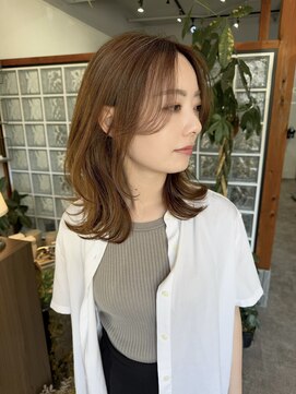 アイダブリューティー ヘア デザイン(IWT hair design) ナチュラルレイヤーミディアムレ 20代/30代/40代