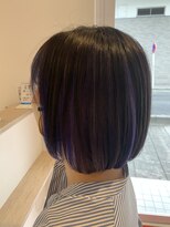 アズールサン 草加西口店(azule-sun) アンブレラカラー,インナーカラー,ブルーパープル,青紫【草加】