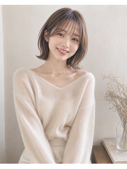 ヘア ケア ディエイチケー(HAIR CARE DHK)の写真/今人気のくびれボブ。軽やかな動きと小顔効果で、毎日がもっと素敵に！！