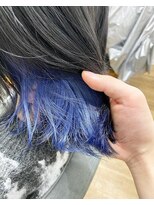 テーラヘアー 北越谷店(TELA HAIR)&nbsp;インナーネイビーブルー