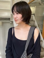 カシェ ナカザキ(CACHE NAKAZAKI) ショートレイヤー/レイヤー/ダークブラウン