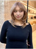 小顔顔まわりカットワンカールハイレイヤー