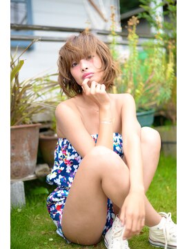 エルクバイコットン(elk by Cotton) 【elk by cotton平塚】エアリーショート/小顔/ミックスパーマ