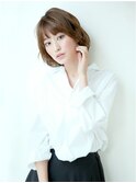 甘ふわウェーブボブ
