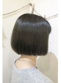 ミニボブ×オリーブアッシュ