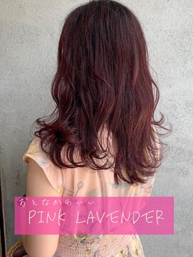 スイート ヘアデザイン(Suite HAIR DESIGN) 大人可愛い小顔☆愛されピンクアッシュ×外ハネミディ