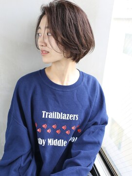 バース(BIRTH) 天神【BIRTH】前下がりショートボブ×マロンブラウン