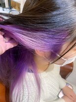 スリーピース 川越店(3piece) インナーカラー!バイオレット!