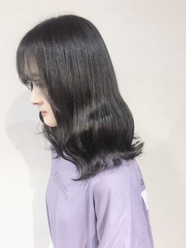 ブルー(BLUE) 《Blue》#ダークカラー#ラベンダーブラック#シースルー