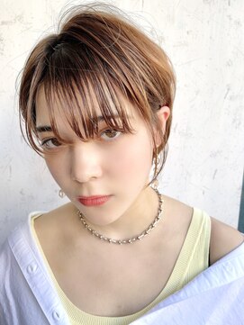 サングース(Sungoose) 大人ショート＃前髪くびれイメチェンラベンダーカラー