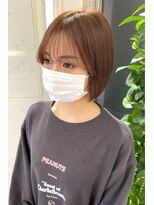 リア 大阪梅田(Ria)&nbsp;～ シースルーバングが可愛いショートボブ～【Ria 大阪 梅田】