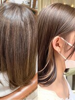 ネオリーブエム(Neolive em;)&nbsp;細かめハイライトとインナーカラー☆