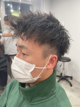 バトー バイ トリコ 船橋北口店(BATEAU by tricot) メンズ×ツイストパーマ