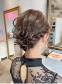 アップセット　お呼ばれヘア
