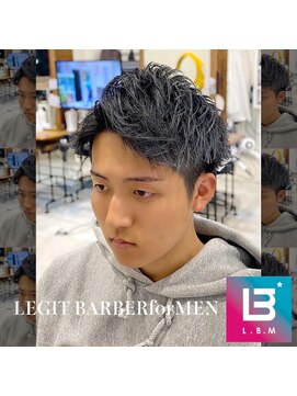レジット メンズ ヘアサロン(LEGIT MEN's HAIR SALON) アップバング×スパイキーショート