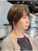 大人の丸みショート