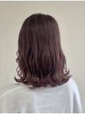 ブリーチあり 柔らかピンクベージュ