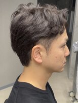 フイ 代々木(Hui)&nbsp;メンズ/アップバング/ツーブロックマッシュ/束感ショート/波巻き