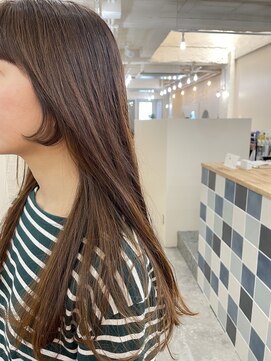 ロア 四条河原町店(LoRE) LoRE☆オレンジベージュ/顔まわりカット